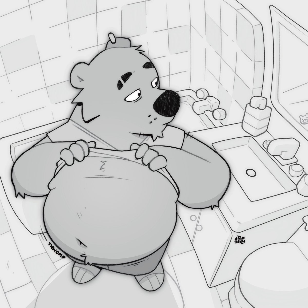 topherbearr's tweet image. just checking it out