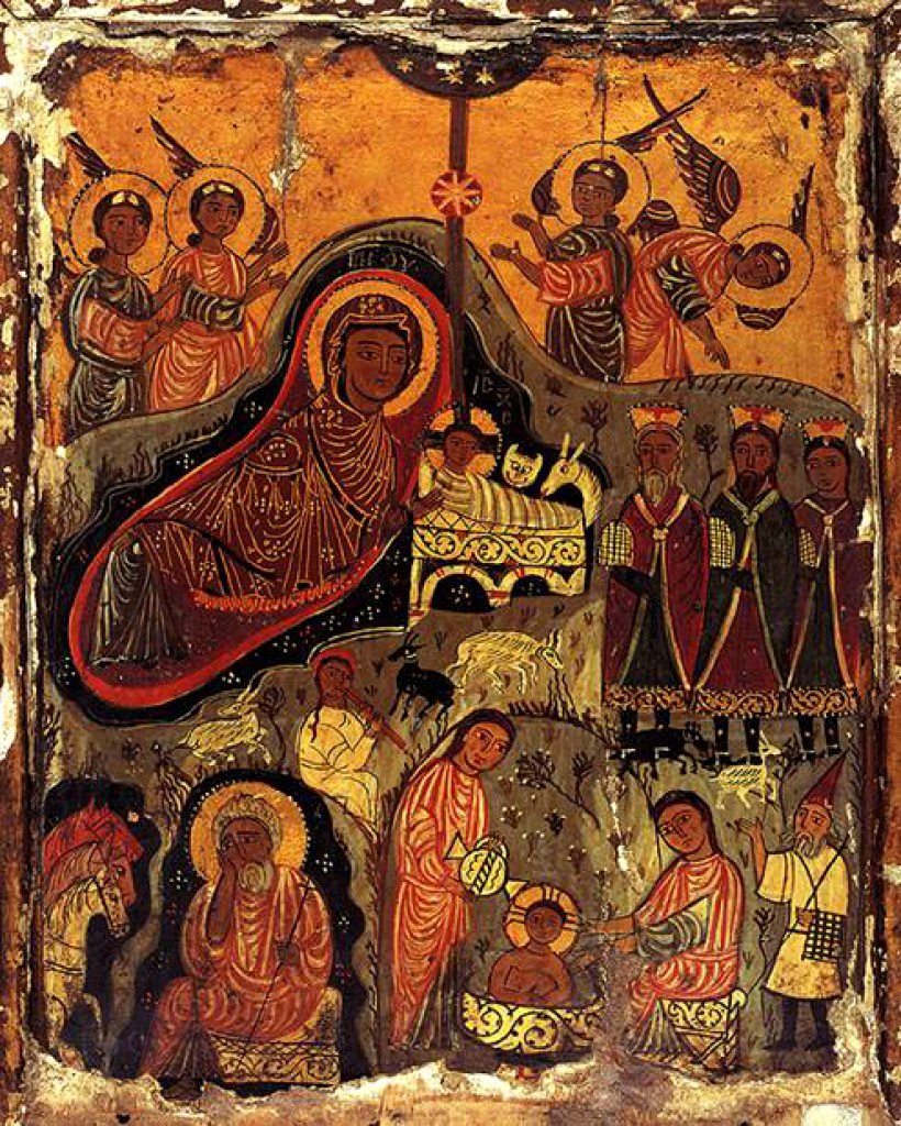 The Nativity icon, St Catherine's Monastery, South Sinai Governorate, Egypt, approximately 7th century AD.