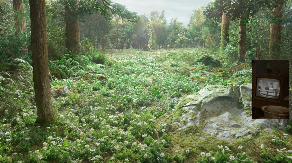 One of my favourite, perhaps top, film images of the year. From Zemeckis' HERE, which is actually really, really good.