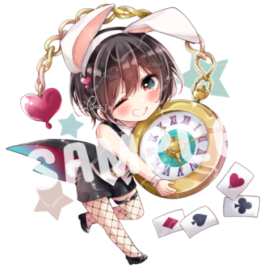 「まんが王さんはカードとお揃い絵柄のアクリルキーホルダー付きのものもありますよろし」|万丈梓 / おとつく５巻発売中のイラスト