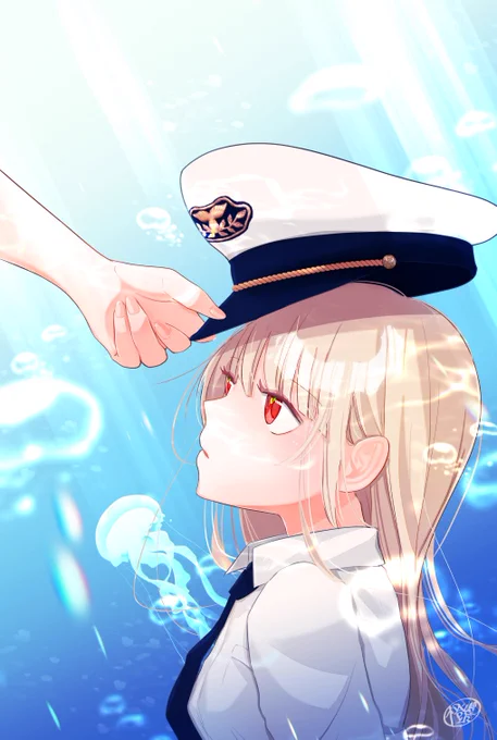 このレトロ、Pixivのデイリーランキング入ったー!!!ありがとう!#アクおどあーと#アクアリウムは踊らない 
