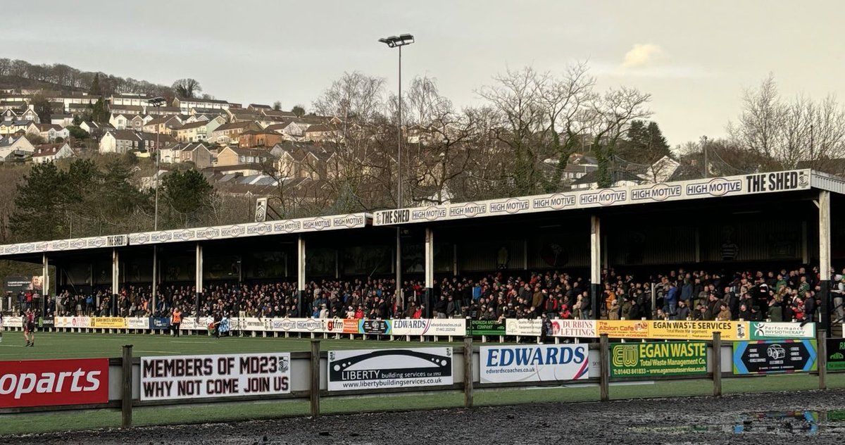 That crowd yesterday 😍

Unreal support, #PontyFans 👏👏

#WeArePonty ⚫️⚪️