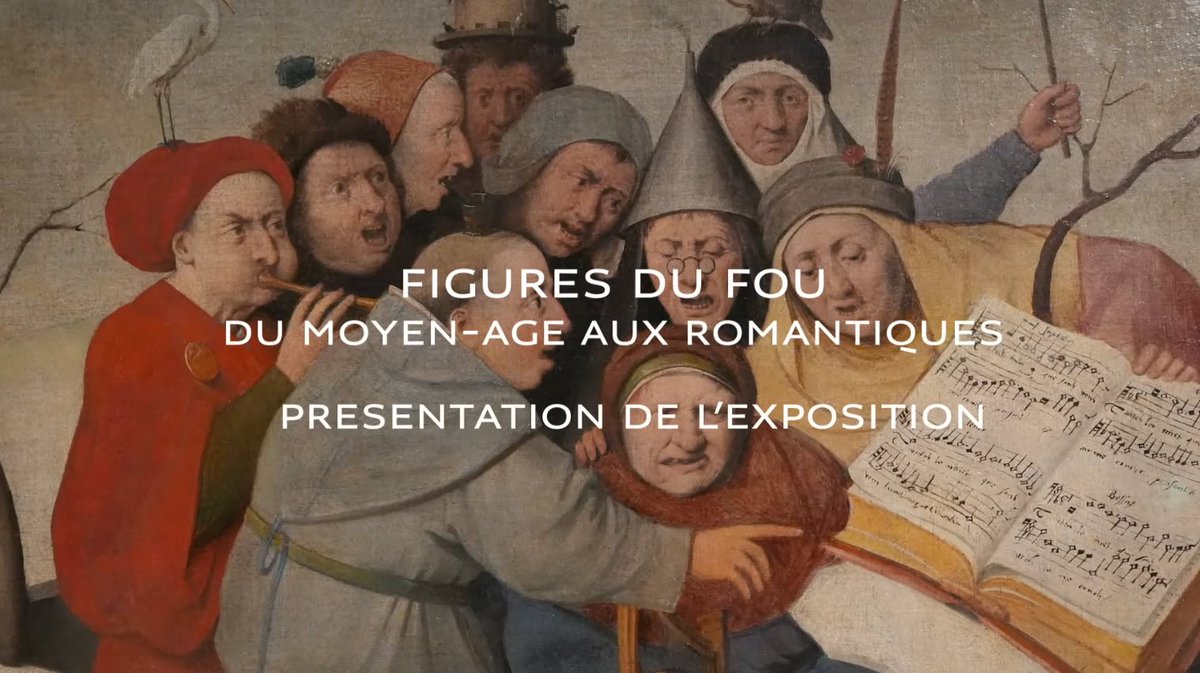 MuseeLouvre's tweet photo. VIDEO : Présentation de l'exposition "Figures du Fou. Du Moyen Âge aux Romantiques"
"Les fous d’hier sont-ils ceux d’aujourd’hui ?". Réponse avec cette présentation de l'exposition par la commissaire Elisabeth Antoine-König.
Exposition jusqu'au 3 février 2025 au musée du Louvre.
👉 Voir la vidéo : https://t.co/5MtwywByKo

VIDEO: Presentation of the exhibition “Figures du Fou. From the Middle Ages to the Romantics” exhibition
“Are yesterday's madmen today's madmen?”. Answer with this presentation by curator Elisabeth Antoine-König.
On view until February 3, 2025 at the Musée du Louvre.
👉 Watch the video : https://t.co/5MtwywByKo