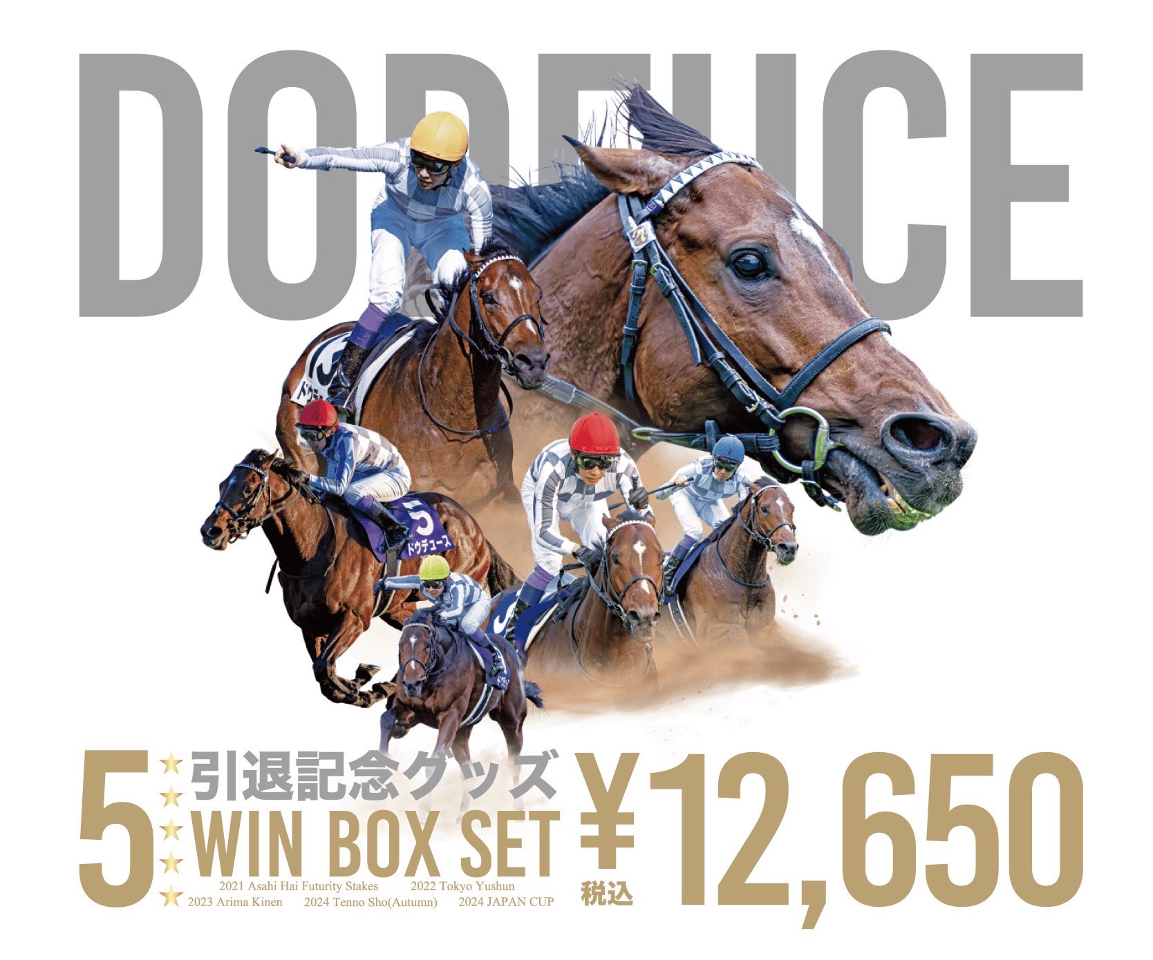 ドウデュース引退記念グッズ 5WIN BOX SET ドウデュース引退記念グッズ 5WIN BOX SET - メルカリ