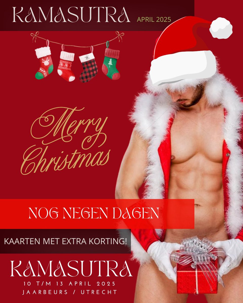 Holy Jingle Balls! 🎄

Nog maar NEGEN dagen tot de vroegboekkorting stopt! Vergeet je kaarten inclusief korting niet te bestellen vóór middernacht op 31 December. 

Voor kaarten: kamasutra.blue.nl

Ho ho hoooo… Merry Christmas! 🎅