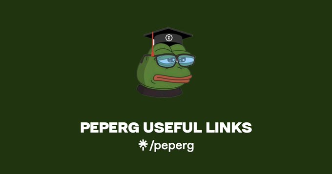 POWfrog's tweet photo. Pepe useful links and how to buy PEPERG.

@PepeErgo
@Erg0ne - $ERGONE
@duckpools_io - $QUACKS
@PaideiaDAO - $PAI
@CruxFinance - $CRUX 

DEX - @Mew_finance - $MEW
ERG/PEPERG CEX - @nonkyc_exchange
PEPERG/USDT  More information visit: https://t.co/fQwXbRmOFE #ergo $ERG https://t.co/9WAAc459BU