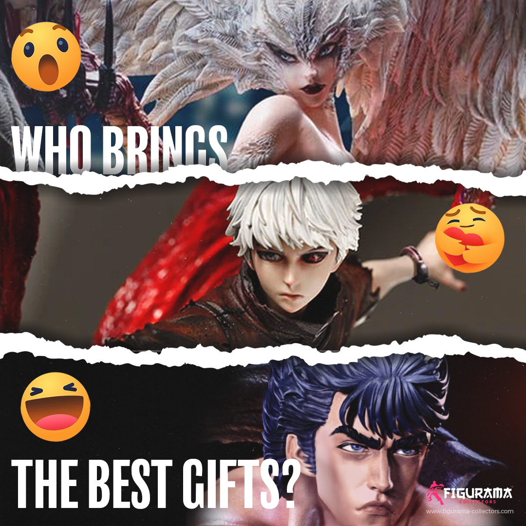 Figurama1's tweet image. Who brings the BEST gifts this season? 🤔

🤯 Graceful yet fierce?
😍 Dark and daring?
😂 A timeless legend?
~~~
Missed out on any of these statues? Join the waitlist: figurama-collectors.com/collections/wa…
~~~
#FiguramaCollectors #CollectorsChoice #SireneDevilmanStatue #KanekiVsYamori
