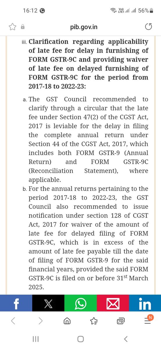 SUSHILHARSH2's tweet photo. @FinMinIndia @nsitharamanoffc @nsitharaman @mppchaudhary @PIBJaipur @DDNewslive @airnewsalerts @PIB_India @MIB_India @mygovindia If #GSTR9C is under waiver kindly also cap late fee also for #GSTR9 of previous years for complete annual return of GST it is no revenue loss and promote #self_assessment in the #GST @nsitharaman @GST_Council @ptrmadurai @drthomasisaac @DrAmitMitra https://t.co/55r3nx1VuY