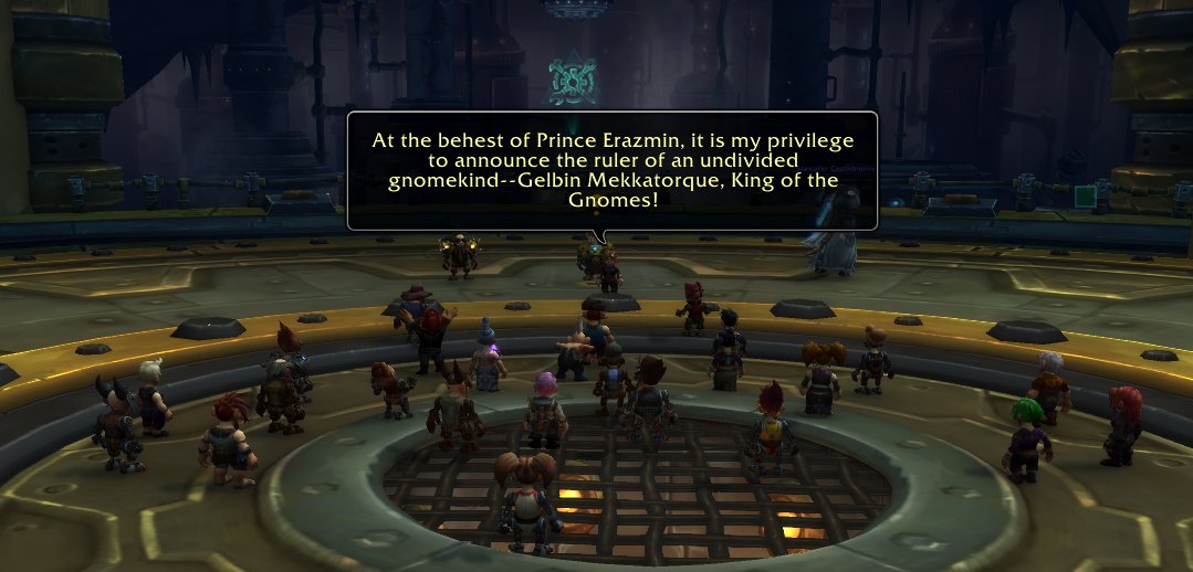 Question.
With Gnomeregan still inoperable as a city, would it be fair to say Mechagon City would be the capital of Gnomekind as a whole then?