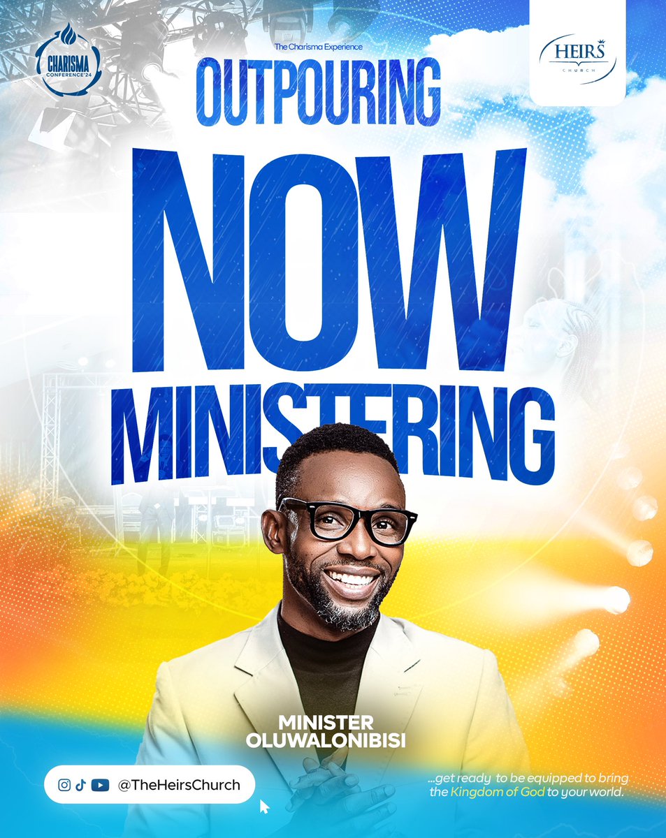 theheirschurch's tweet photo. Hello there ... It's that moment you have been waiting for
Minister Oluwalonibisi is in the building
Get ready to be for an edifying time in God's presence
#theheirschurch #theheirslagos #theheirsglobal #charismaconference #outpouring https://t.co/GqP2RAYF78