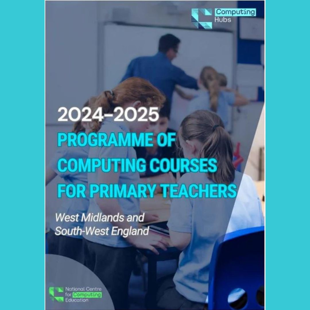 covwarkstshub's tweet image. Check out @BCComputingHub 's Primary Computing courses!
online.flippingbook.com/view/49883953/
#TeachComputing #ComputingCourses #PrimaryComputing #PrimaryTeachers #ComputingHub #STEM #PrimarySTEM