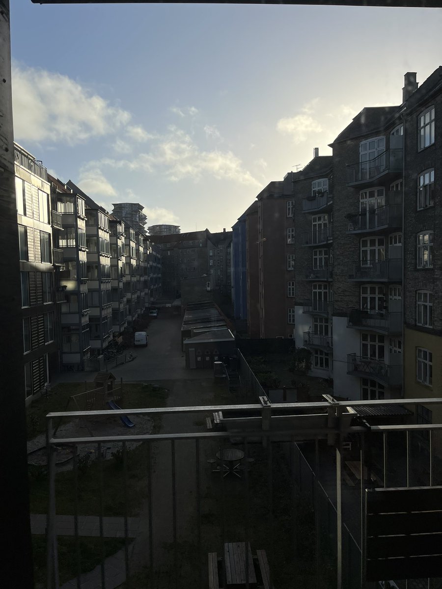 When the sunset starts before noon