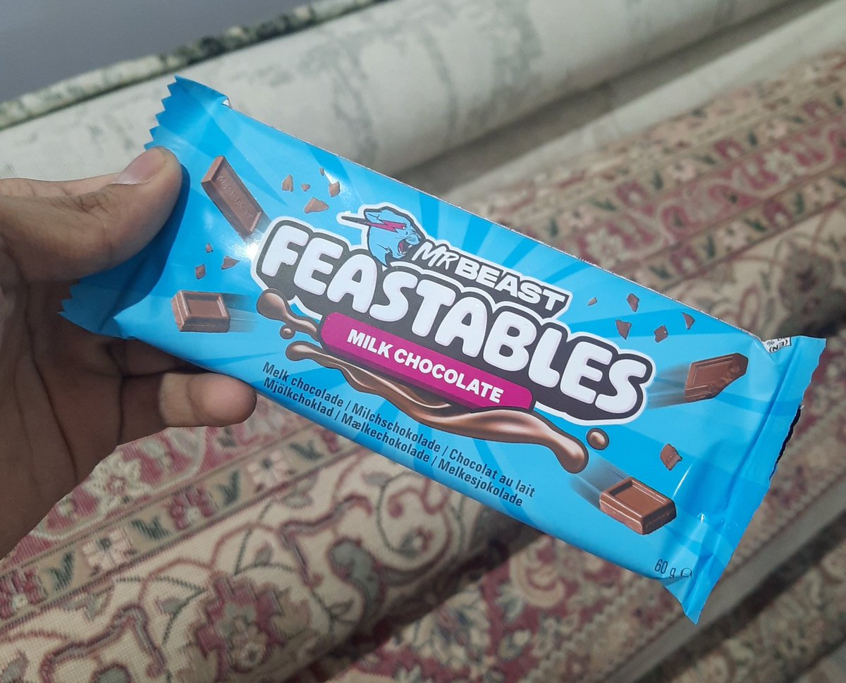 adithya3907's tweet photo. @MrBeast Just bought Feastables in Coimbatore, India! Very excited n eager to try 😋😋 https://t.co/j2M0cG6aQF