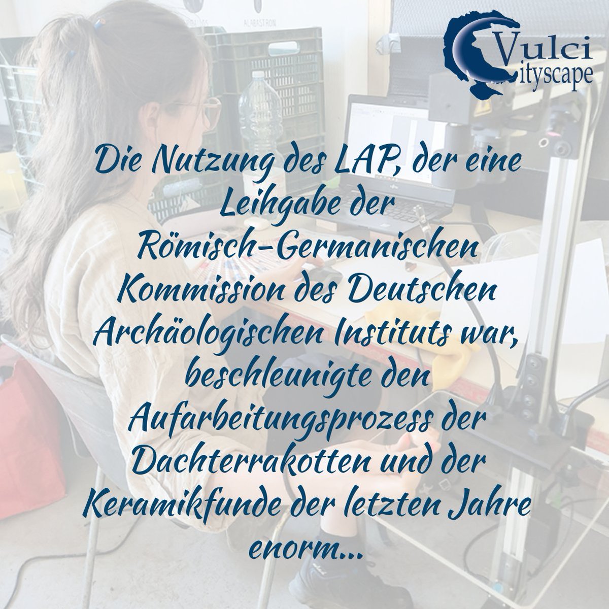 VulciCityscape's tweet photo. Wie lief das Zeichnen vom Material im #Sommer2024 mit dem #LAP #LaserAidedProfiler @laser_profiler? Unsere Expertin Elianor Sket berichtet daürber auf unserer HP!  Herzlichen #Dank an die Römisch-Germanische Kommission @dai_weltweit für die Kooperation!
👉https://t.co/JPCHyt3cWm https://t.co/AxZ368MadW