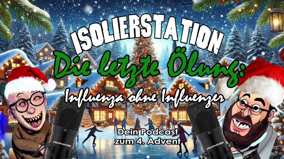 isolierstation's tweet photo. Schon gehört? Die nächsten beiden Adventsausgaben der ISOLIERSTATION gibt's jetzt auf https://t.co/KSgGTx6H3v und überall wo es Podcasts gibt - z.B. auf #YouTube: https://t.co/2ZNkHrrJjO https://t.co/kYS3ub40kE