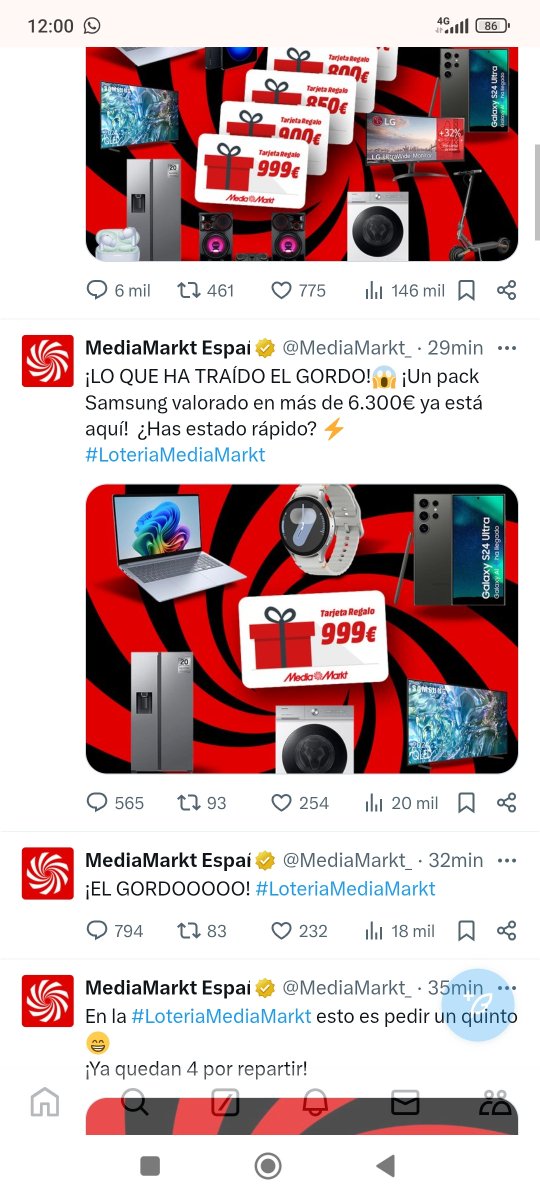YolandaMaarin's tweet photo. #LoteriaMediaMarkt https://t.co/Og7dRNwk4F
