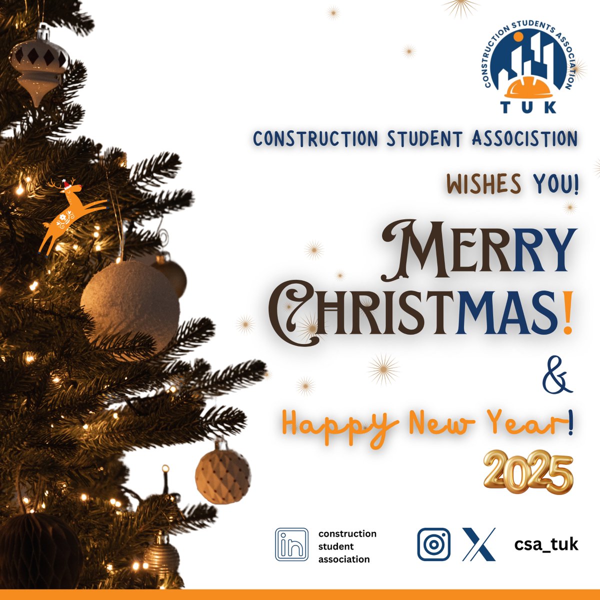 csa_tuk's tweet image. Thank you for being part of our community.
Happy seasons
#Christmas 
#ConstructingSustainableFuture