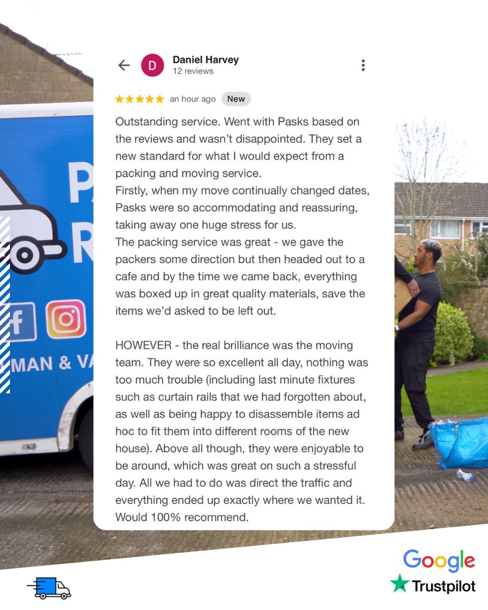WHAT A WAY TO END THE YEAR 🤩
This is what you call a 5⭐️ review from a 5⭐️client! 

We want to thank every single client we had the pleasure of serving for trusting us to move their valuables. We take immense pride in what we do and we look to continue in the vein in 2025.