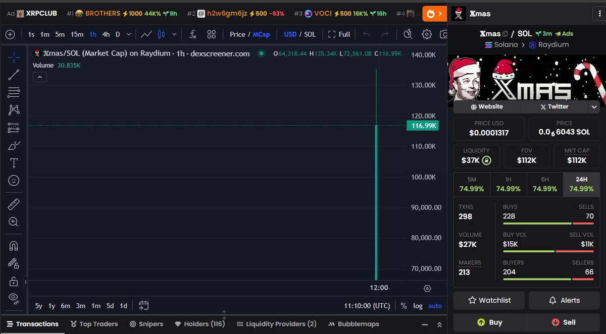 XMASolana's tweet photo. Dex Updated ✅

Ads live ✅

https://t.co/bDkfp9rlKp https://t.co/4kyr1cWP9C