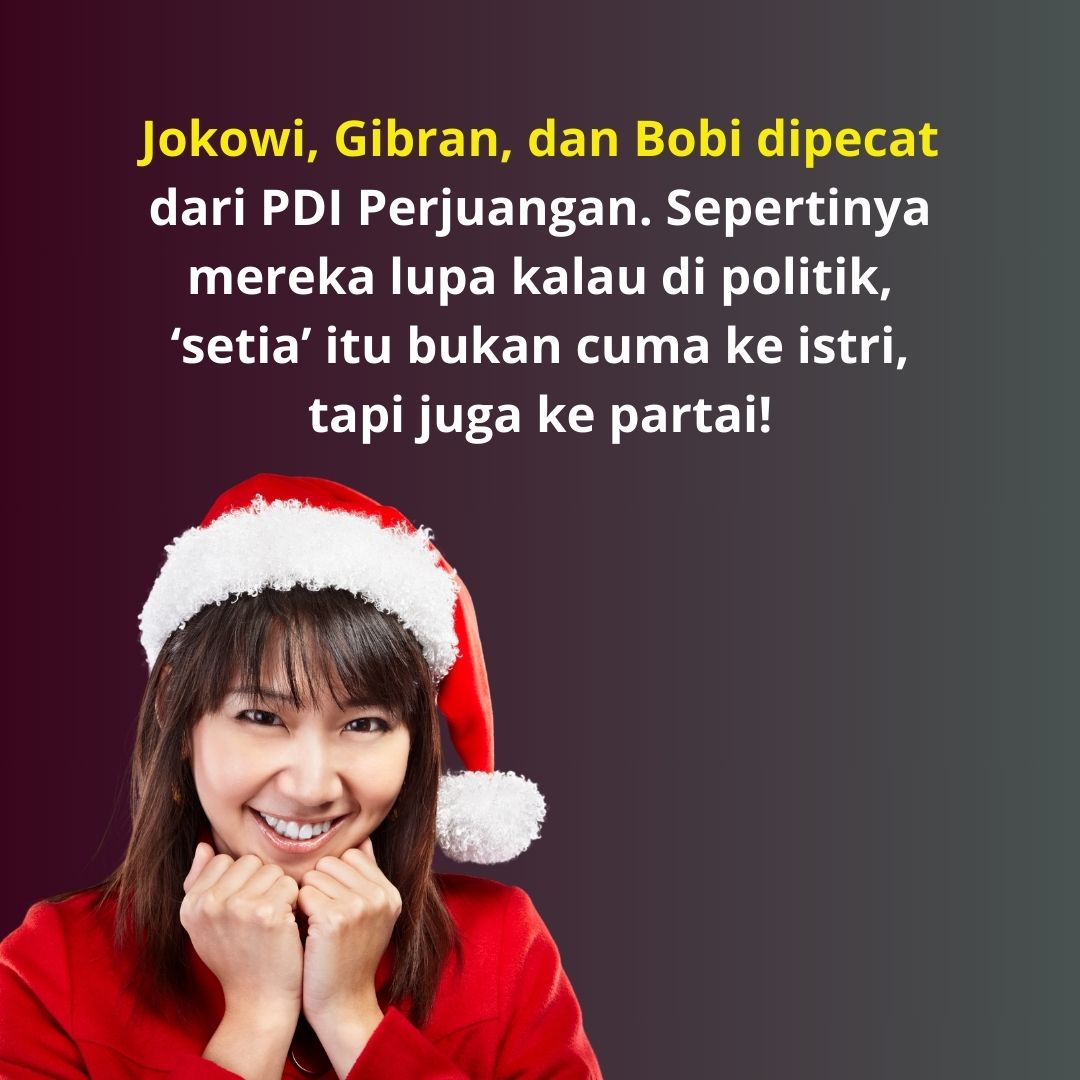 quick79693's tweet photo. 3 org dari keluarga yg ngobok2 konstitusi negara akhirnya dipecat dari PDIP. Nah kan, rasain lu..hahaha https://t.co/Qk23ny3clI