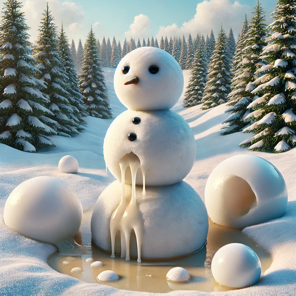 FascinationMath's tweet image. Snowman Puzzle

A snowman is made of three spheres:
The bottom sphere weighs 10 kg, the middle sphere weighs 5 kg, the top sphere weighs 2 kg.

If the snowman melts, it loses 10% of its total weight every minute. How much does it weigh after 3 minutes?

#DailyMathPuzzle…