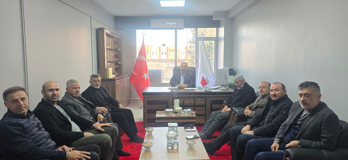 İlim Yayma Cemiyeti Mardin Şubesi başkanı sayın Necmettin Başboğa ve yönetimi bizlere hayırlı olsun ziyaretinde bulundular.