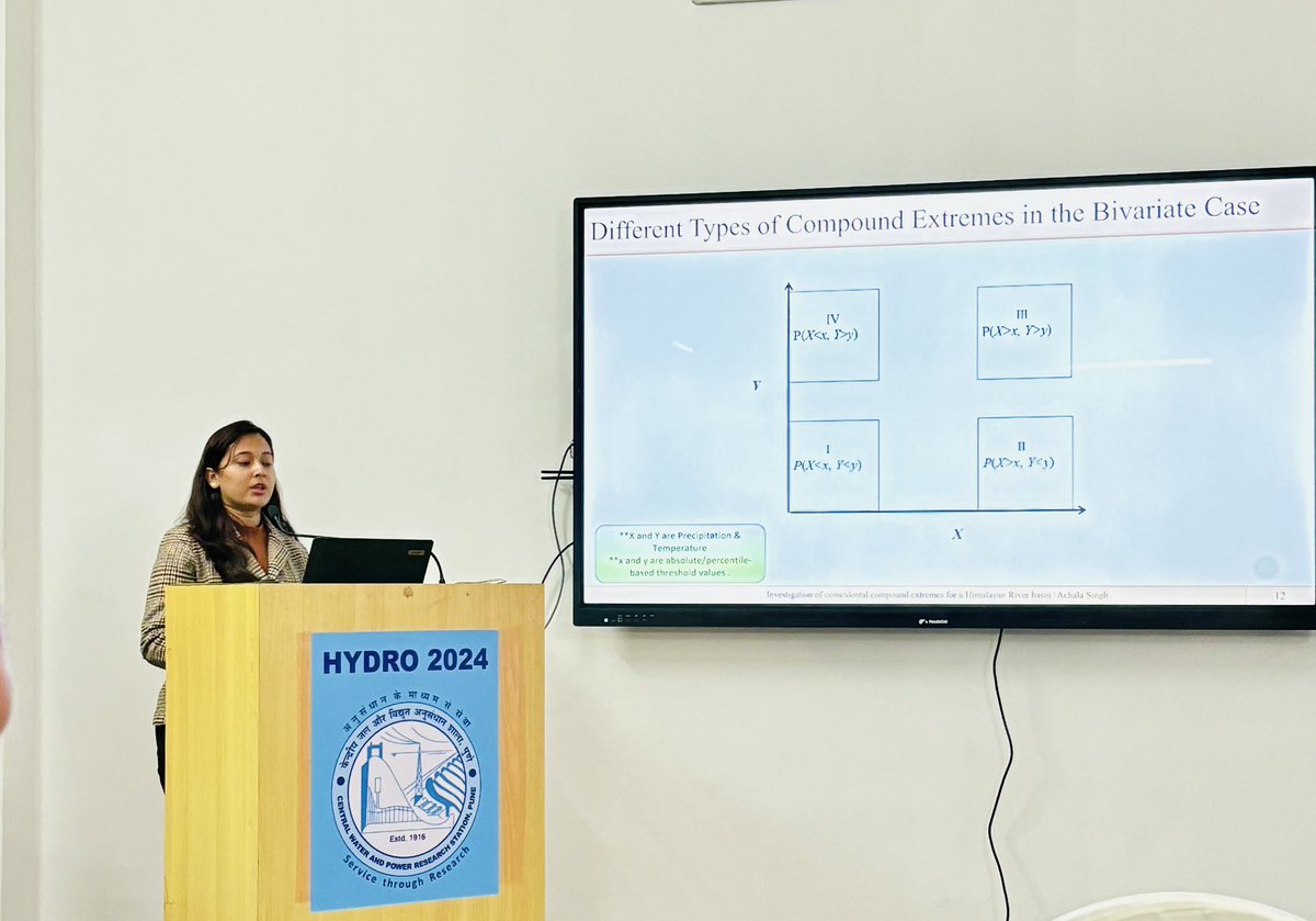 achala singh (@achalasingh2304) on Twitter photo Thrilled to have presented my research on “Compound Extremes” under the APN #REFRESH project at the 29th International Conference HYDRO 2024, Pune, India. #CompoundExtremes #WaterResources <a href="/APNGCR/">Asia-Pacific Network for Global Change Research</a> <a href="/prisharma4/">Priyank Sharma | प्रियांक शर्मा 🇮🇳</a> <a href="/AshutoshHydro/">Dr. Ashutosh Sharma</a> <a href="/VivekGuptaIIT/">Vivek Gupta</a> Thrilled to have presented my research on “Compound Extremes” under the APN #REFRESH project at the 29th International Conference HYDRO 2024, Pune, India. #CompoundExtremes #WaterResources <a href="/APNGCR/">Asia-Pacific Network for Global Change Research</a> <a href="/prisharma4/">Priyank Sharma | प्रियांक शर्मा 🇮🇳</a> <a href="/AshutoshHydro/">Dr. Ashutosh Sharma</a> <a href="/VivekGuptaIIT/">Vivek Gupta</a>