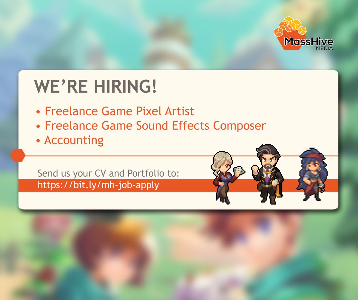 [ New Job Vacancy ]    
🇮🇩 Only    

Hi everyone, kita dari MassHive Media sedang ada lowongan pekerjaan lagi yang dibuka.  
Barangkali ada yang tertarik, silahkan apply ya.  📷
 
bit.ly/mh-job-apply

 #lowongankerja #Loker #lokerupdate #lokerbandung #jobpost
