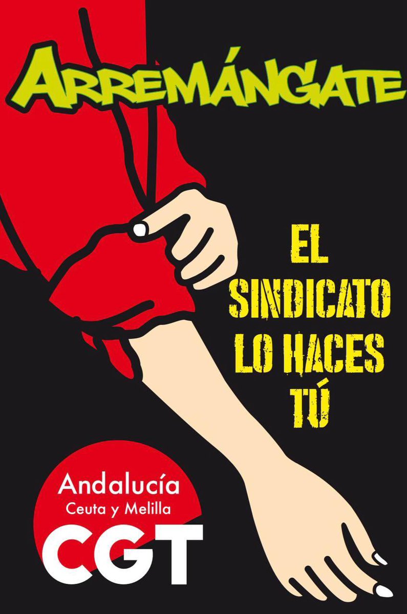 MiguelMonteneg5's tweet photo. Arremángate el #sindicato lo haces tú 
#cgtandaluciaceutaymelilla  #cgtandaluciaceutaymelilla❤️❤️🖤 @CGT_A @Cgtalmeria @CGTGranada @CGTJAEN @CGTMalaga @CGTSevilla @CgtCeuta @CgtCadiz @sffcgtmalaga @SFFCGT @SffCgtSevilla @AmayaCgt @CgtAmaya @CGT_Plan_Infoca https://t.co/J4qpf2u2a7