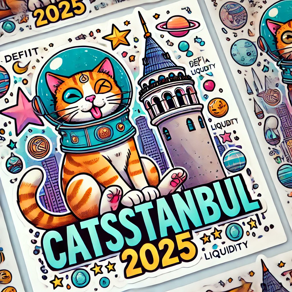 osmndev's tweet image. “The sticker design I prepared for Catstanbul 2025! 🐾🌌 I combined the energy of Istanbul with the fun of cats. 😺 #Catstanbul #Jupiverse
@JupiterExchange  @solana
