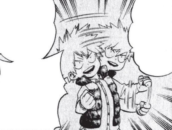 อากาศเย็นลงมาก ต้องขยับร่างกายให้มากเข้าไว้เพื่อที่อัตลักษณ์ของคัตสึกิจะได้ใช้งานได้อย่างง่ายดาย

ว่าแล้วก็โยกตัวไปมาไม่หยุด

" ออกกำลังกาย ออกกำลังกาย ถ้าไม่ออกกำลังกายเดะก็แข็งเป็นน้ำแข็งกันหรอก เอ้า ลุกขึ้นมาขยับเนื้อขยับตัวกันซะ! "