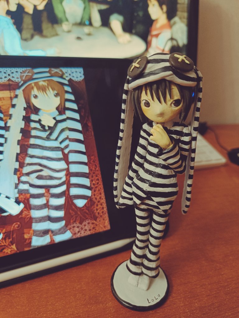 x0kksa's tweet photo. new clay figure https://t.co/7cFAk0AleW
