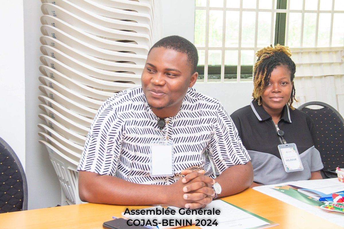 CojasBenin's tweet photo. Retour sur l’Assemblée Générale de la COJAS Bénin  

Hier, la COJAS Bénin a tenu son Assemblée Générale annuelle, un moment riche en échanges et en émotions.  

👉 Quelques points forts de la journée : https://t.co/y4bSNCUdvN