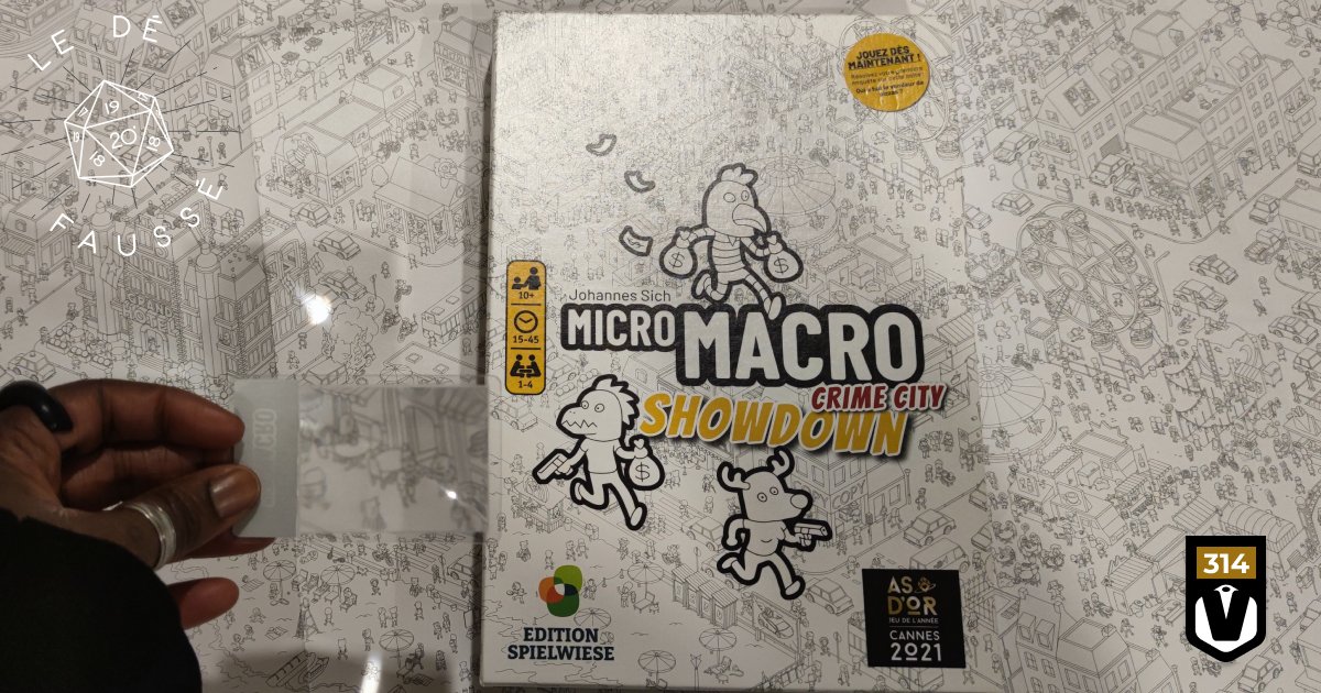 Parce qu'il y en a bien besoin, nous finisons cette année 2024 sous le signe de la coopération. 
Zephiriel présente la gamme MicroMacro à Alex'. 

Bonnes fêtes à toutes et tous !

🎲 MicroMacro Crime City - Showdown
⚙️Johannes Sich
🖼️Daniel Goll

🎙 vaisseauhypersensas.fr/defausse/7/314