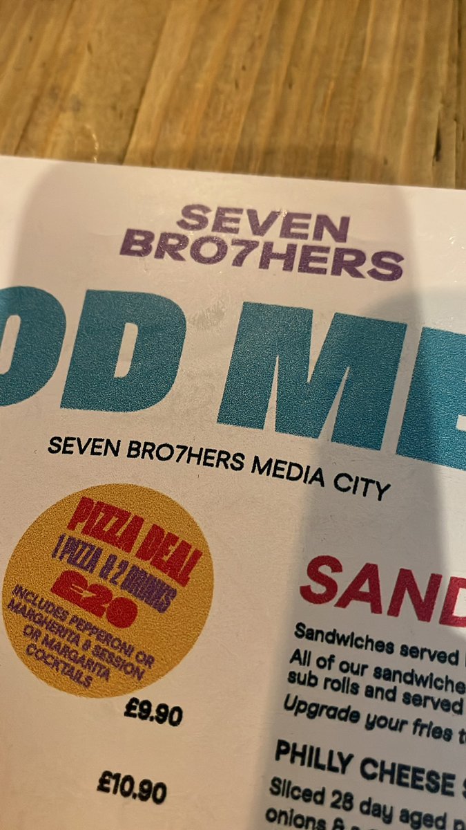 Its match day it would be rude not to <a href="/SEVENBRO7HERS/">SEVEN BRO7HERS BREWING CO.</a>  always hits the spot.