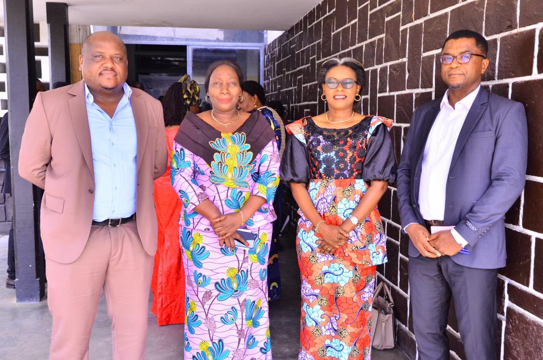 Introducing to you our newly appointed management committee:

Director: Professor Eric Mafuta Musalu(right)
Deputy Director : Professor Paulin Mutombo(left)
Head of training : Professor Aimée Lulebo(middle left)
Head Finance and Adm: Madam Christine Basosila(middle right).