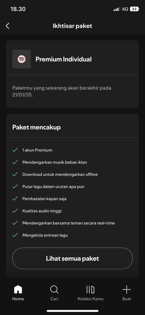 chococreaaammm's tweet photo. wts spo prem indplan 1 bulan bill legal plan indo jual rugi 30k aja karena salah purchase sung wa di bio dari pada durasi abis ga kepake #zonauang #zonajajan https://t.co/oErpvF5QKd
