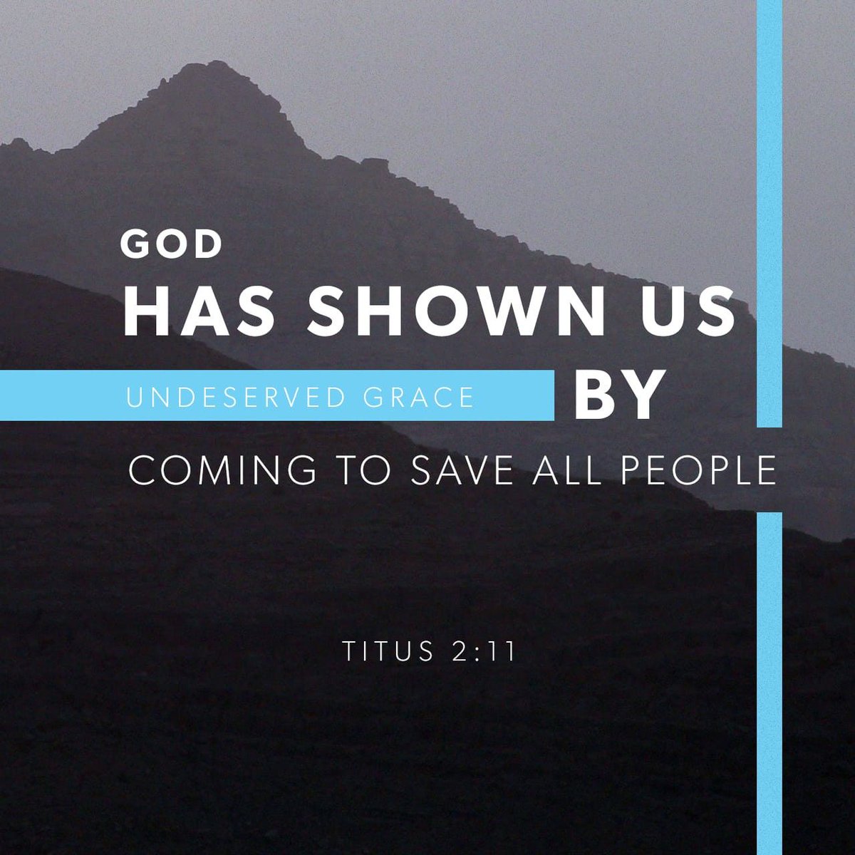 This morning we are continuing our Christmas series by looking at Titus 2:11.

In this verse we see the gospel expressed in just 12 words:

"For the grace of God has appeared that offers salvation to all people."