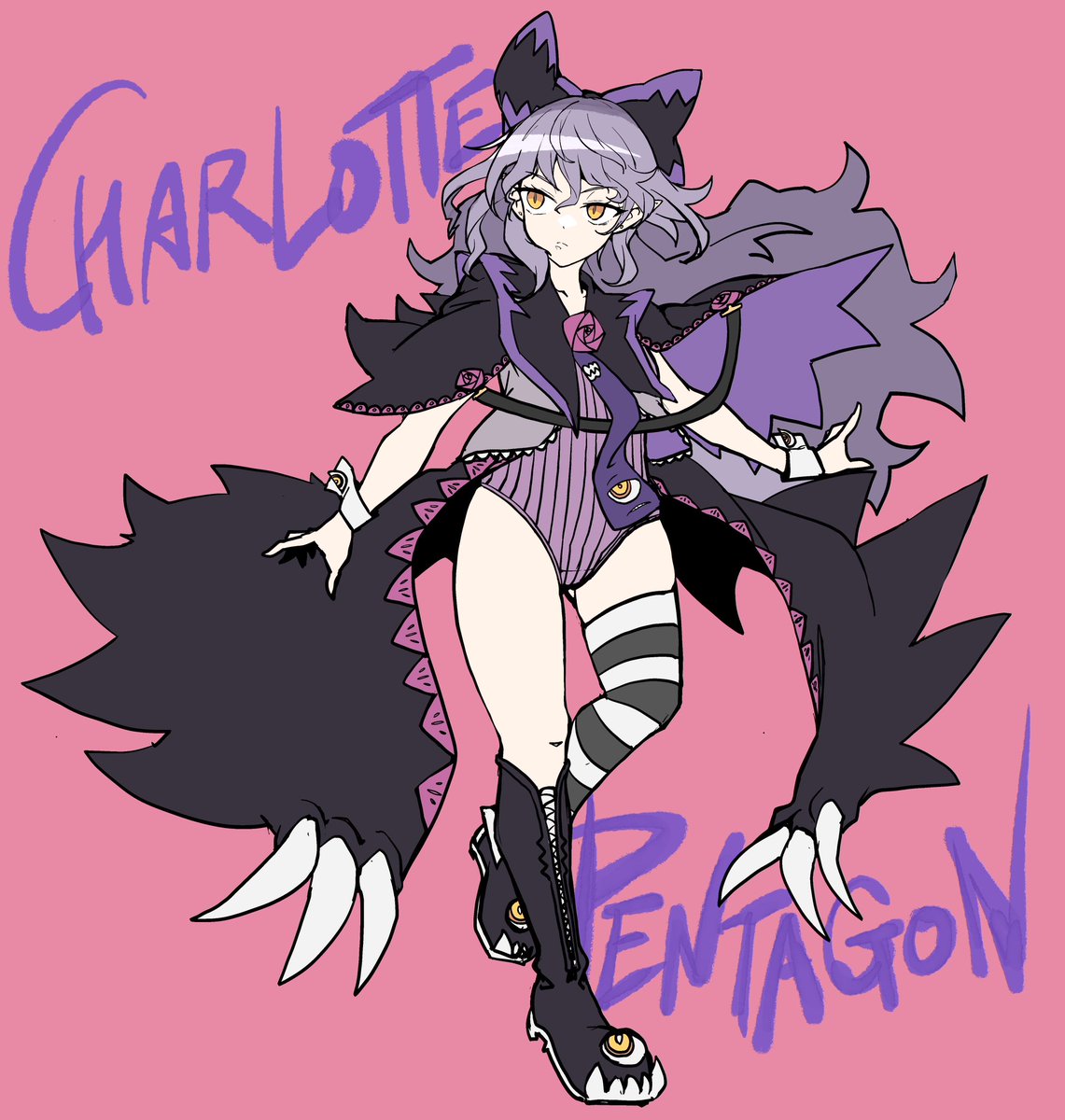 原初のオリキャラを描こう第2弾。
設定上、昨日の子が6号なので六角形、そんでこの子が5号なので五角形です。
え?どこが五角形かって?
ほら、胸のバラブローチとかよく見てもろて……

くせっ毛とかドレスとか作画カロリー高めで手が掛かるけど、
そんなところもかわいいね。 