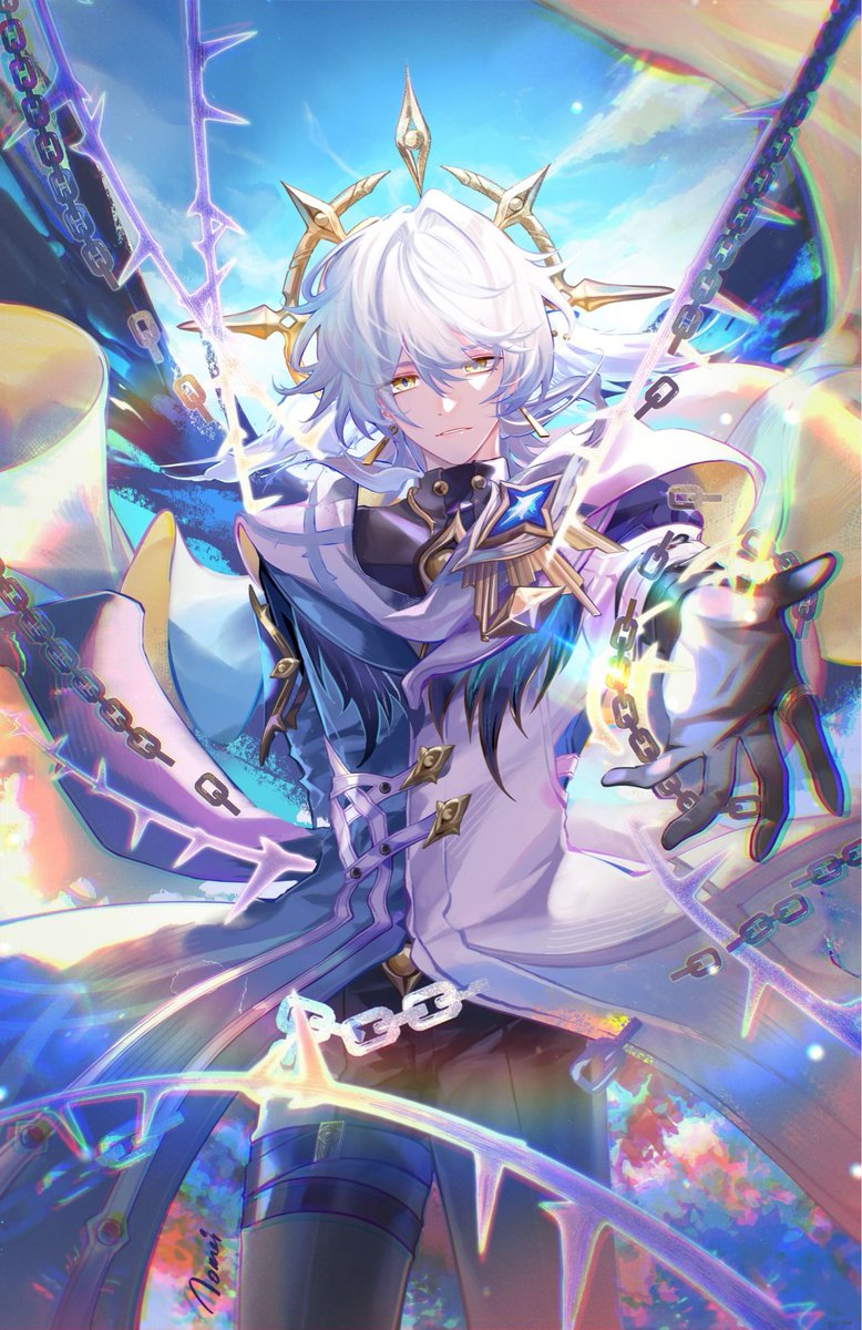 Break free from the bondage, like a bird spreading its wings,
My heart is light and the sky is boundless.  
Every step you take is new life.  
I wish you all a Merry Christmas💖

#Sunday #HonkaiStarRail #HonkaiStarRail