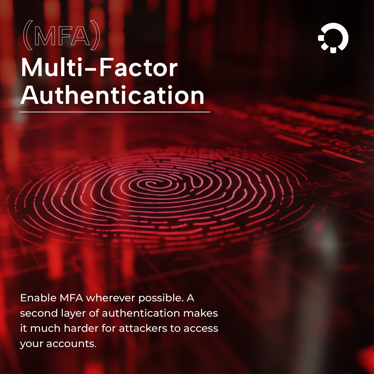 ithelpinc's tweet photo. Tip 2: Strengthen your security with Multi-Factor Authentication (MFA)! Adding an extra layer of protection makes it much harder for attackers to access your accounts.

#MFA #Cybersecurity #AccountProtection https://t.co/nylgEXYMpw