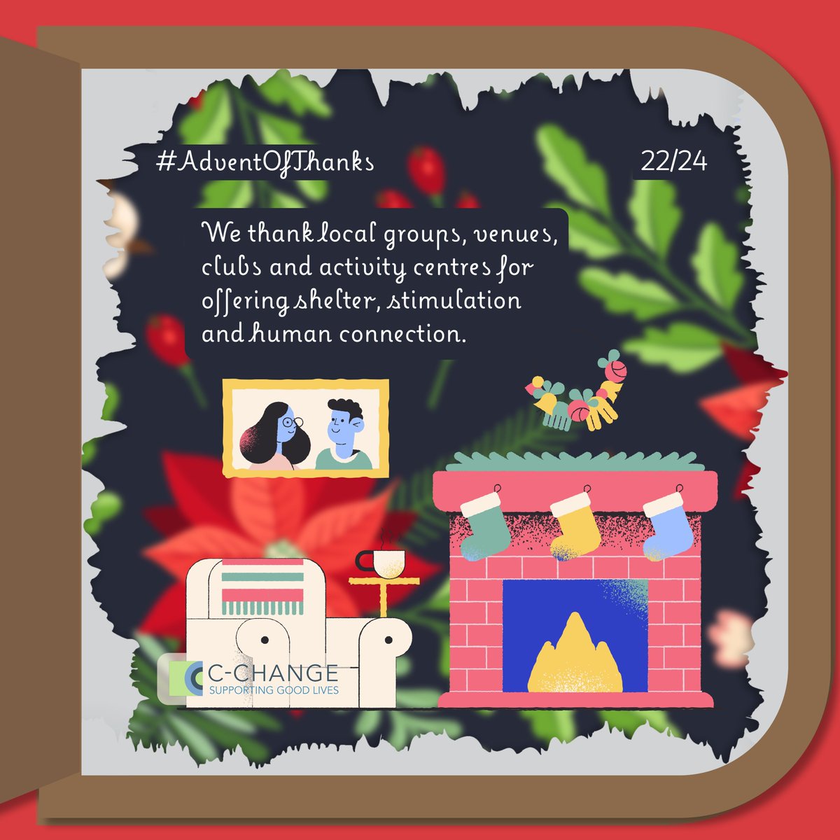 cchangescotland's tweet photo. We thank local groups, venues, clubs and activity centres for offering shelter, stimulation and human connection 🏠 ✨
#AdventOfThanks #CChange #AdventCalendar #Xmas https://t.co/5jsC9ZSS1Q