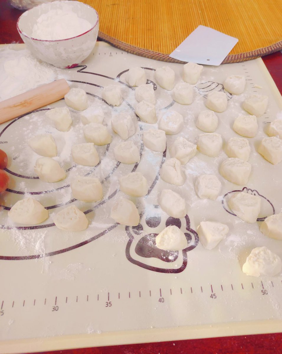 ZaraSarah12's tweet photo. Making dumplings with my aunt at home during the winter solstice. https://t.co/tb2rk0IGSr