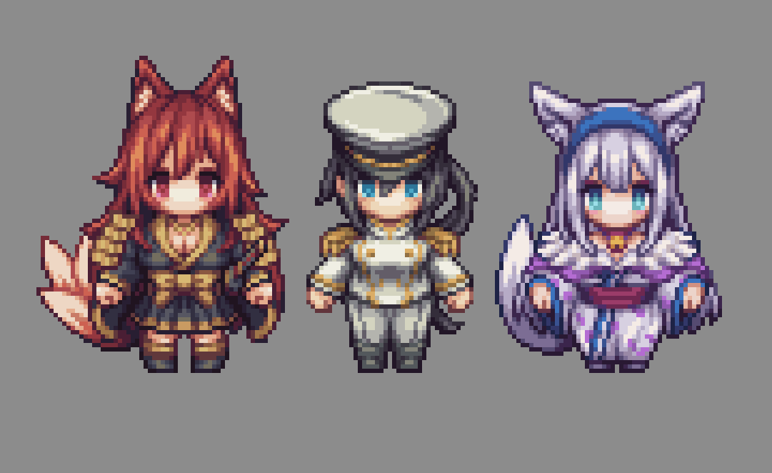 2Njym's tweet photo. 刀の巫女『ミサキ』,戦禍の奏者『エウレカ』,祝福の巫女『キヌ』のグラフィックを差し替えるMODをワークショップにて公開しました。 アップローダーにも同一のものを登録していますhttps://t.co/sJecclj11P
#ElIn https://t.co/Djm3FZflK3