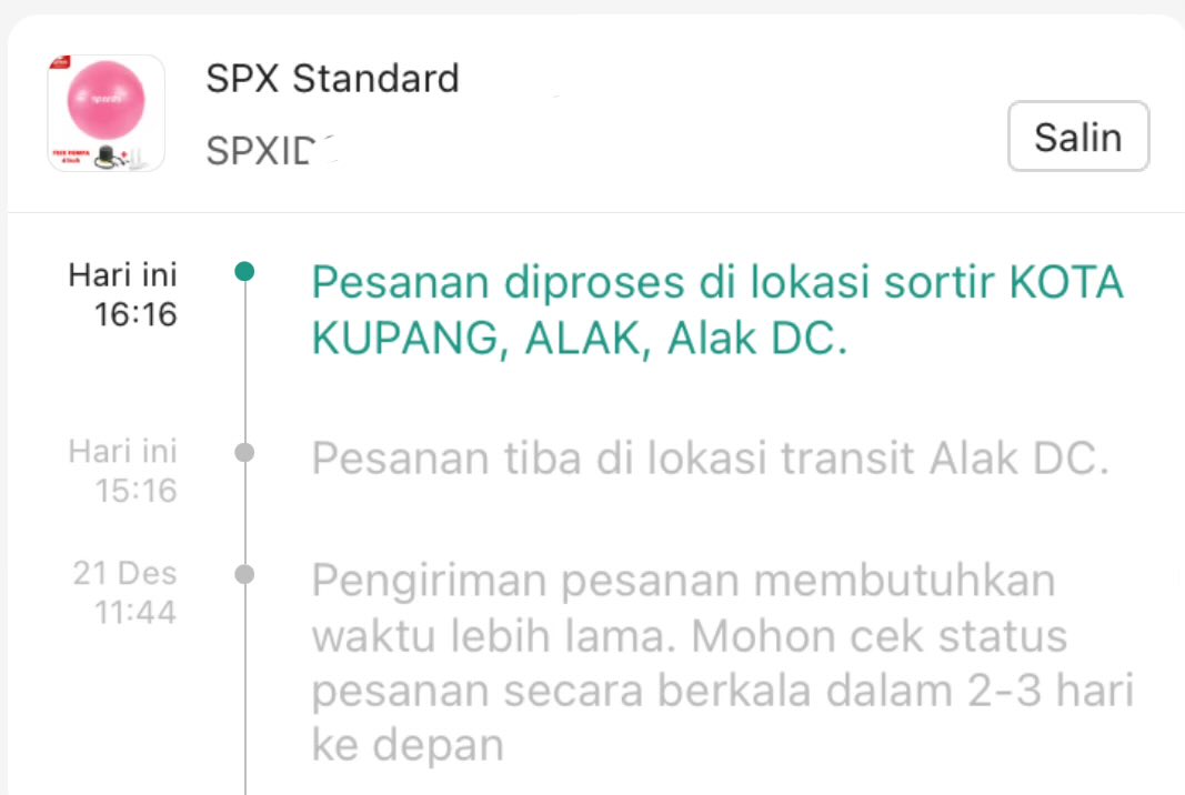 adprns's tweet photo. alhamdulillah paketku gajadi transit di dasar laut teluk kupang DC https://t.co/vi737EPUJU