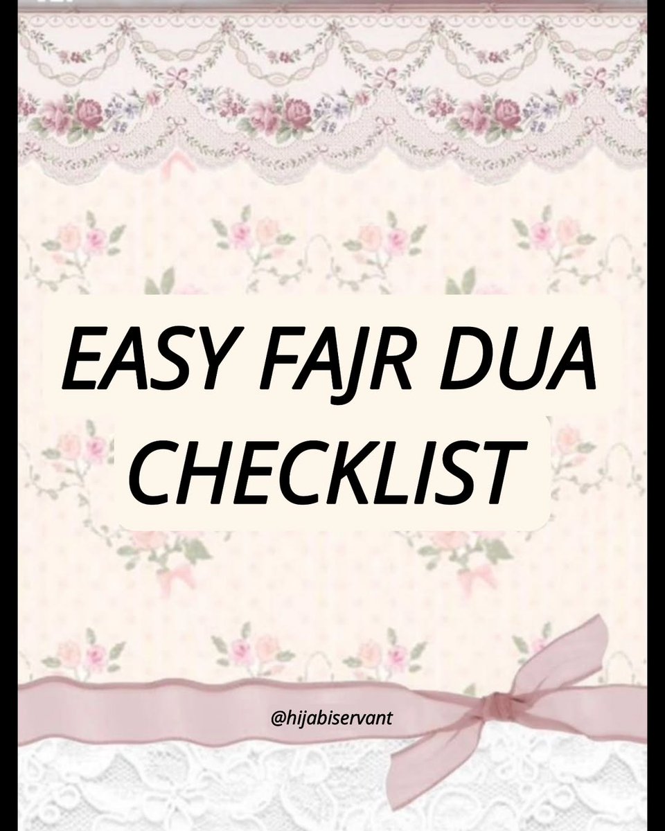 7signxx's tweet photo. Easy Life-changing Du'as to Recite After Fajr...

THREAD https://t.co/LJ8PhiOAX9