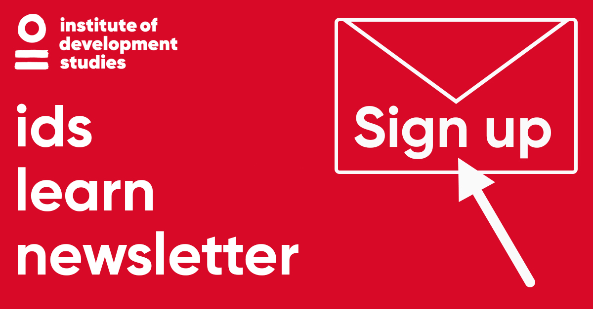 🎓 Are you ready to elevate your career in #InternationalDevelopment with a Master's degree, but need more information?

✏️ Sign up to the IDS Learn newsletter and get the lastest news &amp; information about studying your MA at IDS!

eepurl.pulse.ly/sswnzgngte

#globaldev