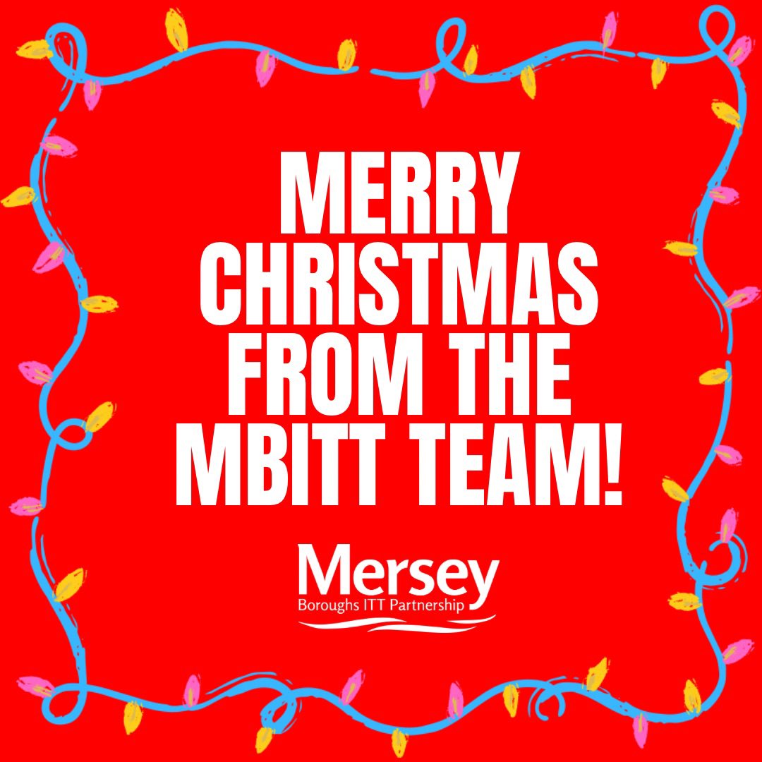 Wishing our incredible Trainees, School-based Trainers, Mentors, Lead Mentors, Partner Schools &amp; all those involved across the #MBITT Partnership a very Merry Christmas! 🎄⭐️🎁

A huge thank you for your hard work &amp; dedication this term!

#SCITT #initialteachertraining