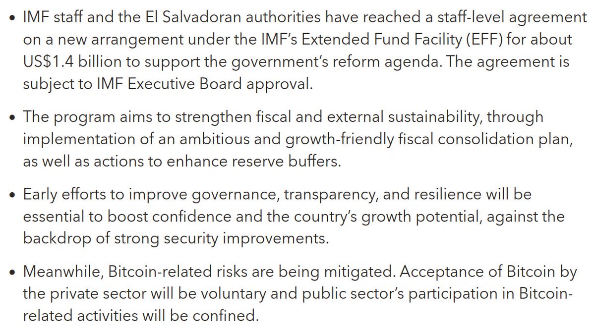 MarcinBadtke's tweet image. Wielu pucuje się, że #Bukele kupuje $BTC i popycha adopcję w #ElSalvador . I to na górce! Pytanie czy chce czy musi chcieć?

imf.org/en/News/Articl…

@ttusiek @Dan_Kostecki @PiotrOstapowicz @dzikBTC