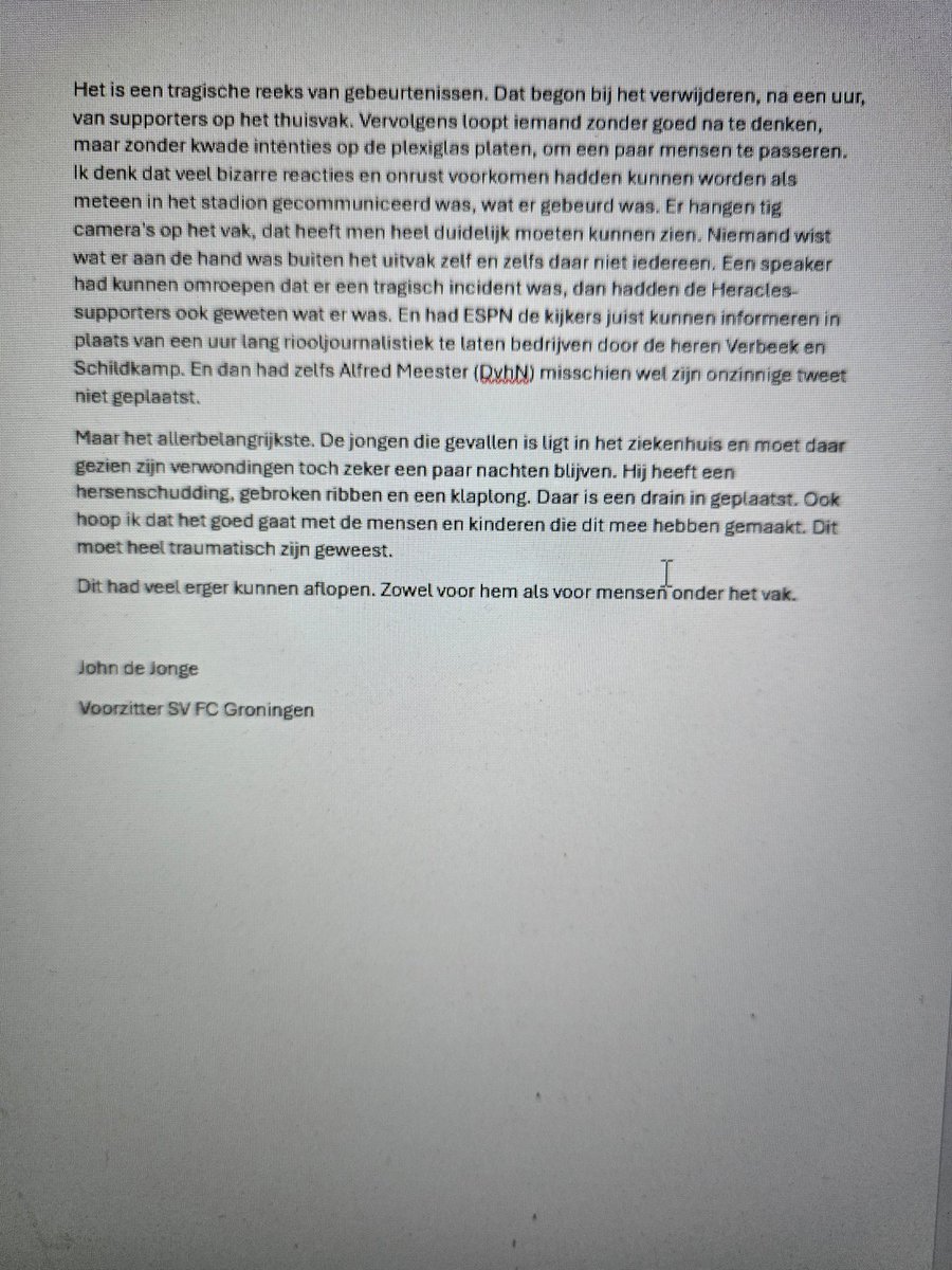 Feitenrelaas over de gebeurtenissen gisteravond in Almelo.

<a href="/SVFCG/">Supportersvereniging FC Groningen</a> <a href="/fcgroningen/">FC Groningen</a> <a href="/HeraclesAlmelo/">Heracles Almelo</a> #hergro